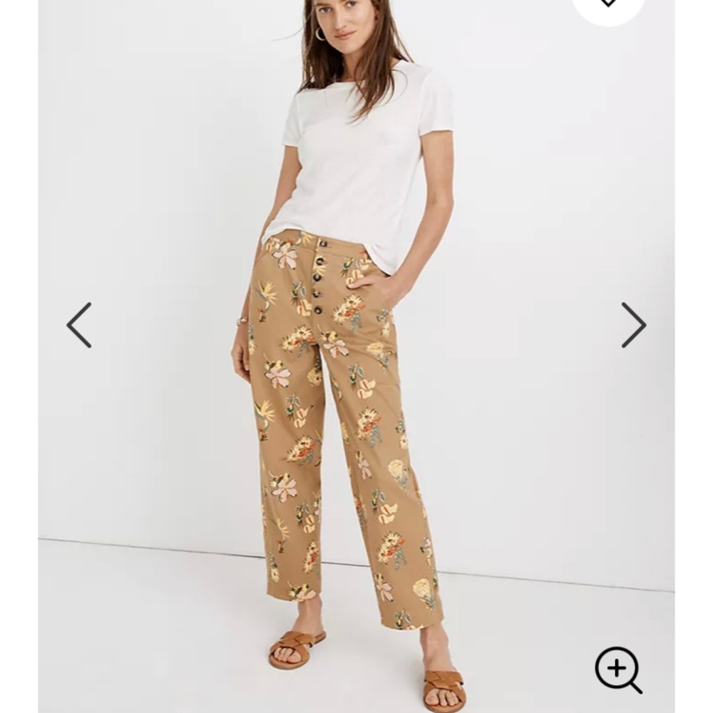 (Madewell) Greenwich Hawaiian floral chinos 25